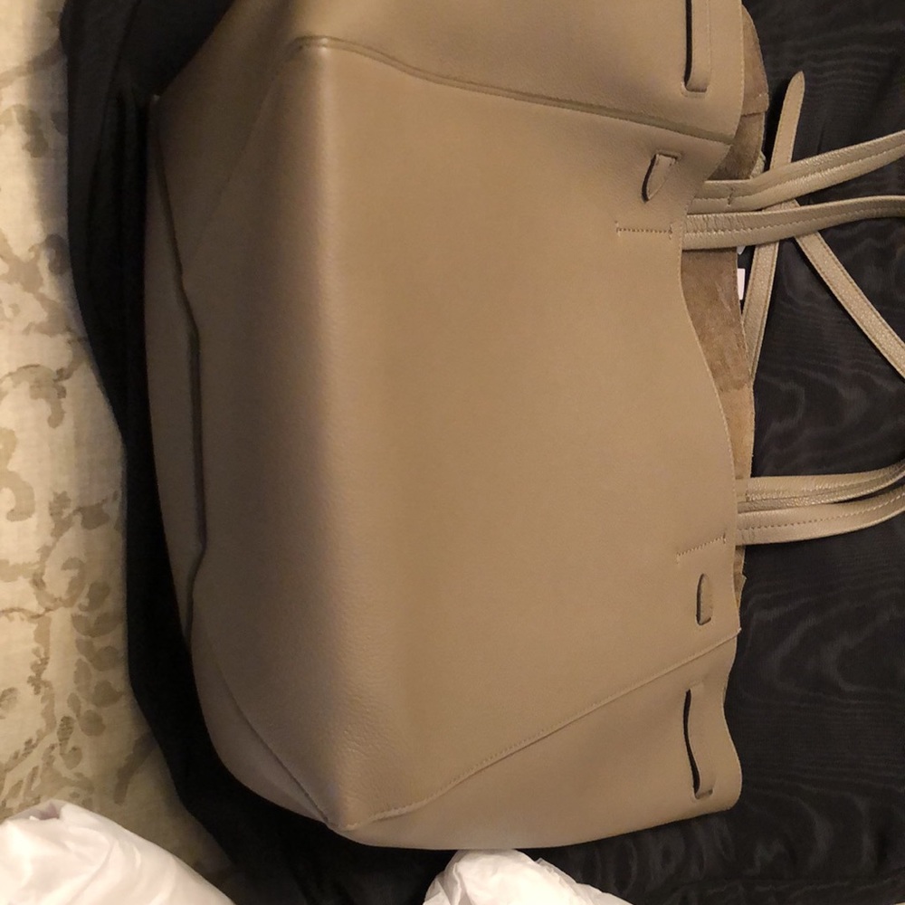 Celine cabas small tote bag taupe - Picture 5 of 10